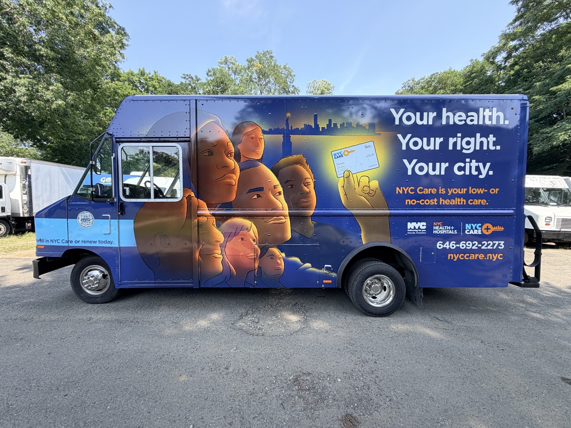 The Light the Way Truck team begins outreach in the Bronx